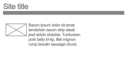 Module in main page area